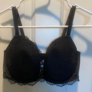 Chic VS Black Lace Dream Angels Lined Demi Bra